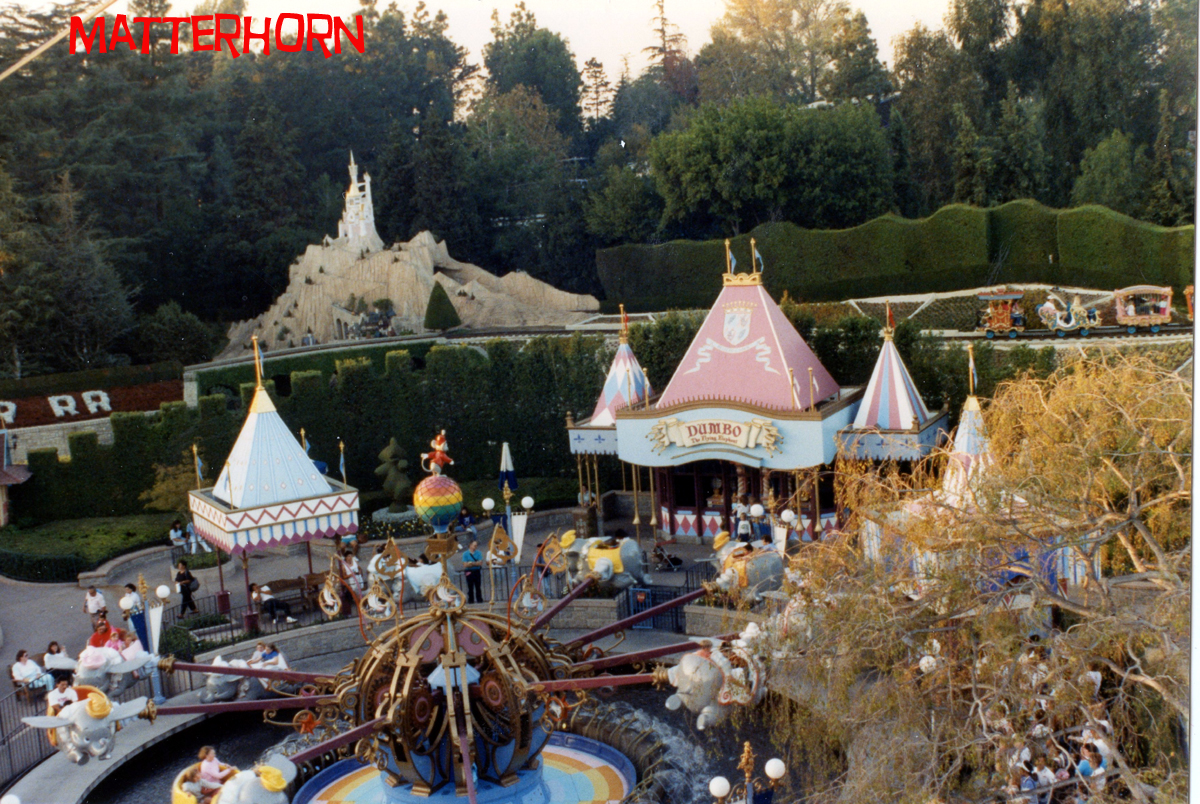 stuff from the park: Fantasyland From the Skyway Mid 1980s